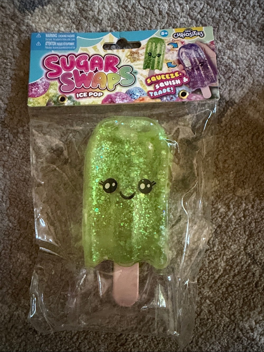 Viral Ice Pop Sugar Swaps Squeeze Toy - Green